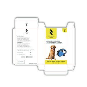 dog leash packaging box design