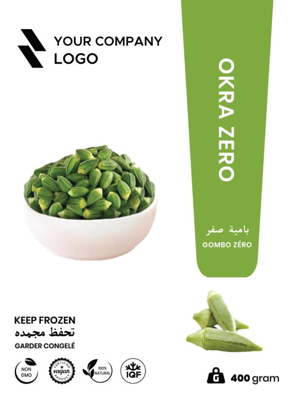 okra zip bag design