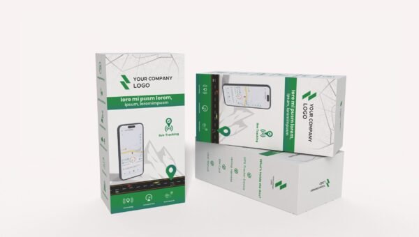 Tracking device packaging box design