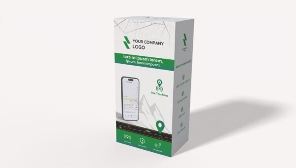 Tracking device packaging box design