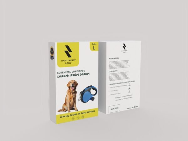 dog leash packaging box design