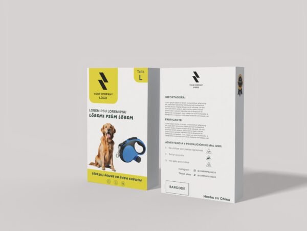 dog leash packaging box design